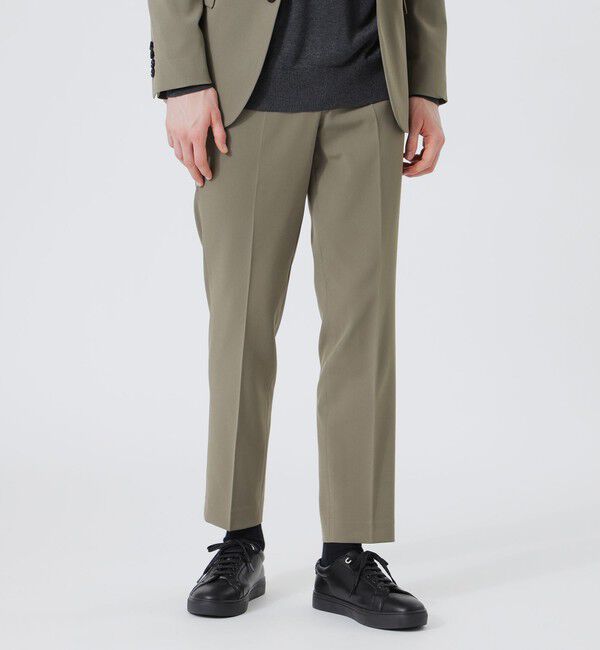  「VISLYハイカウントツイル スラックス」|スラックス|ベージュ