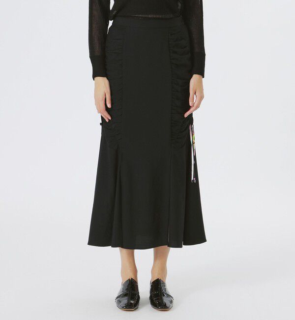  「【KANAKO SASAKI】コラボレーション　ブラックドロストスカート」|スカート|