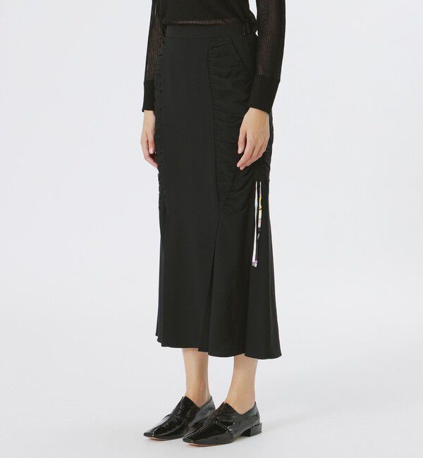  「【KANAKO SASAKI】コラボレーション　ブラックドロストスカート」|スカート|