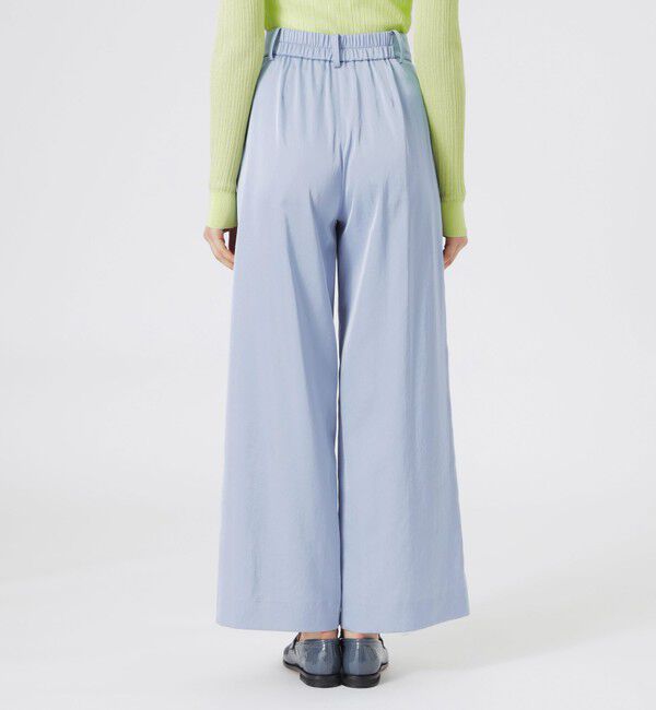  「ラインワイドパンツ」|スラックス|