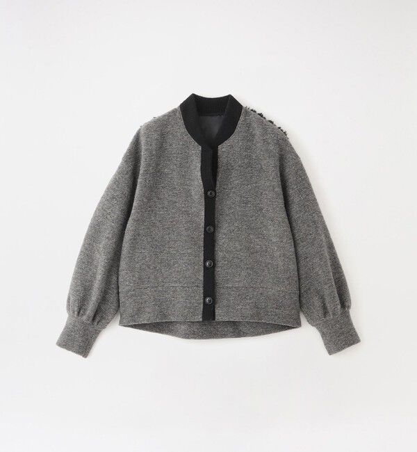  「MAPELラメイタリアンエアリー」|ブルゾン・スタジャン|