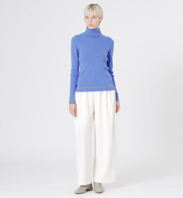  「コットンカシミヤタートルネック」|ニット・セーター|