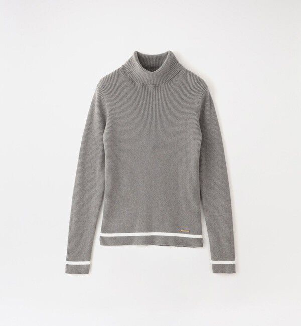  「コットンカシミヤタートルネック」|ニット・セーター|