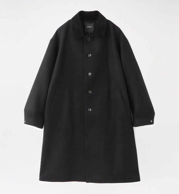  「TECLOR&times;LOVELESS コート」|ステンカラーコート|ブラック