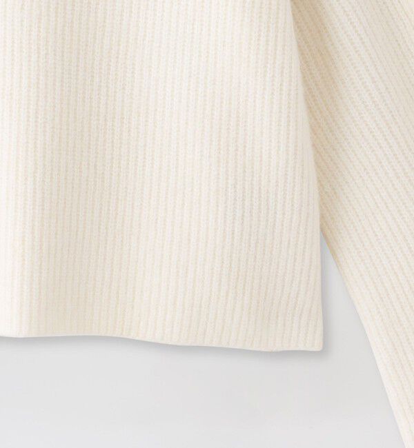  「キャメル混パイピングプルオーバー」|ニット・セーター|