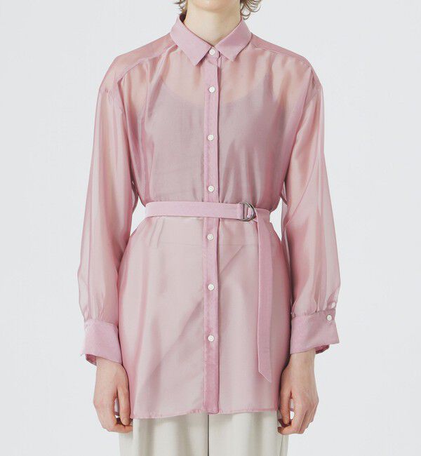  「シフォンジーシアーシャツ」|シャツ・ブラウス|