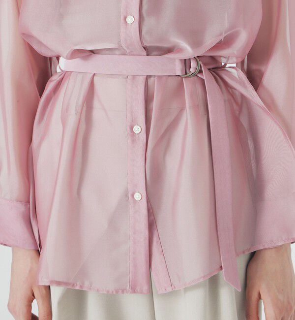  「シフォンジーシアーシャツ」|シャツ・ブラウス|