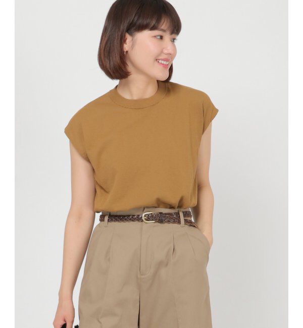 ikka「ミリオンアイスミニハイプルオーバー」|プルオーバー|キャメル