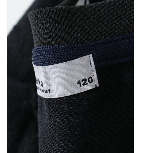 ikka kids「【キッズ】[速乾]リブライン刺繍トレーナー(100~160cm)」|Tシャツ・カットソー|