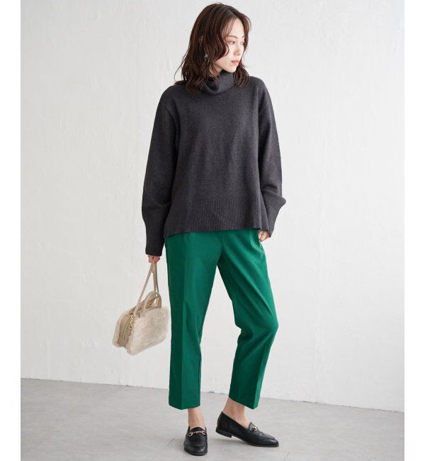 ikka「ワイドタートルネックニットプルオーバー」|プルオーバー|