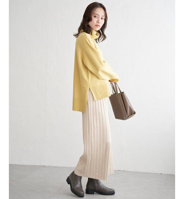 ikka「ワイドタートルネックニットプルオーバー」|プルオーバー|