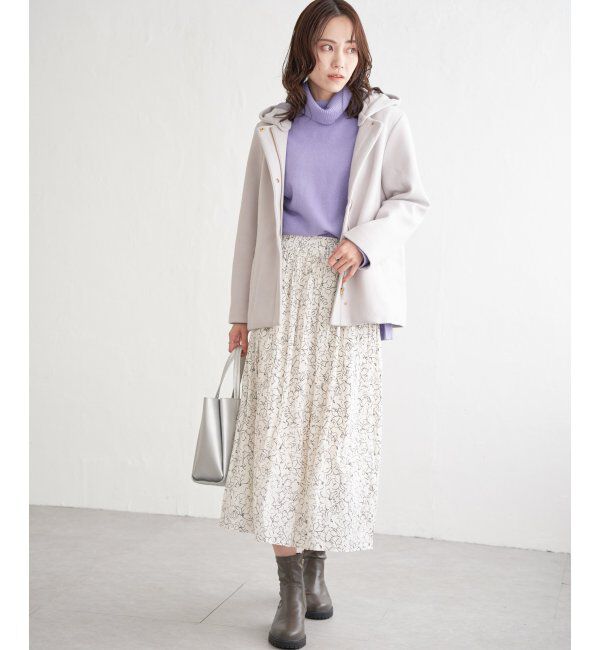 ikka「ワイドタートルネックニットプルオーバー」|プルオーバー|