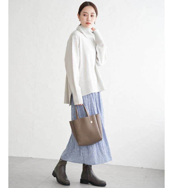 ikka「ワイドタートルネックニットプルオーバー」|プルオーバー|