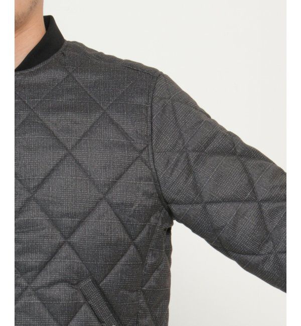 ikka「ウールライクナカワタキルトブルゾン」|ブルゾン・スタジャン|