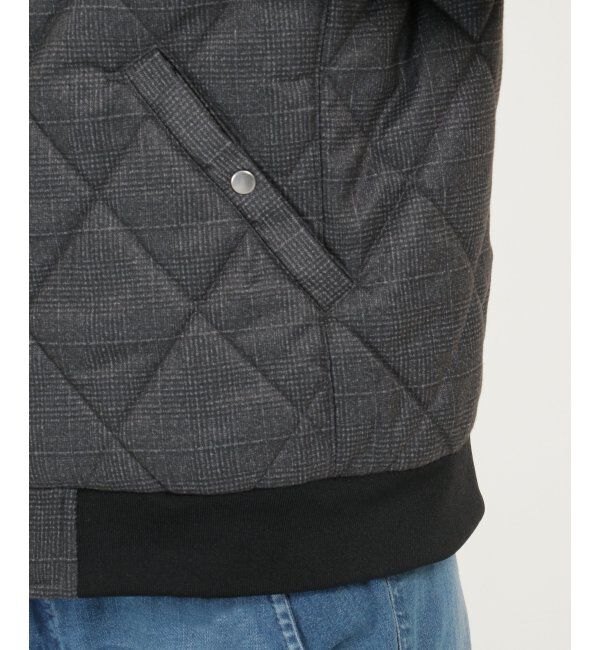 ikka「ウールライクナカワタキルトブルゾン」|ブルゾン・スタジャン|