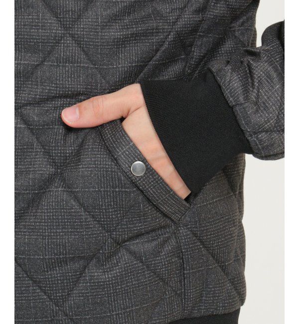 ikka「ウールライクナカワタキルトブルゾン」|ブルゾン・スタジャン|