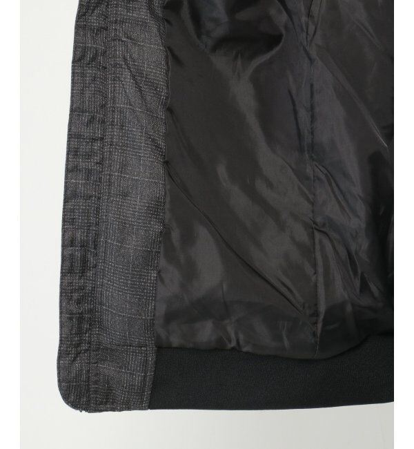 ikka「ウールライクナカワタキルトブルゾン」|ブルゾン・スタジャン|