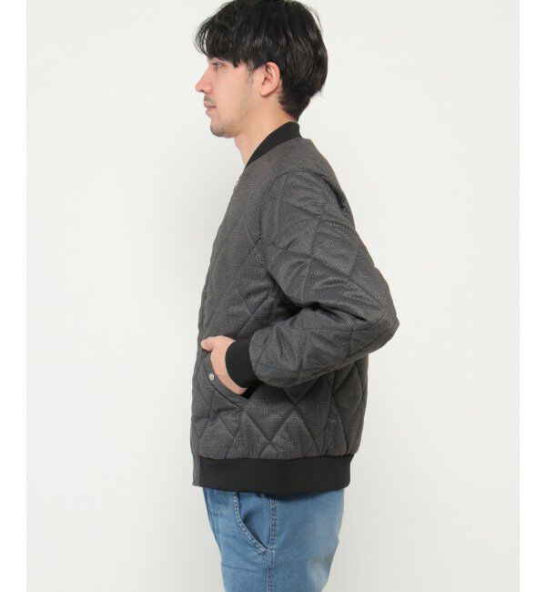 ikka「ウールライクナカワタキルトブルゾン」|ブルゾン・スタジャン|