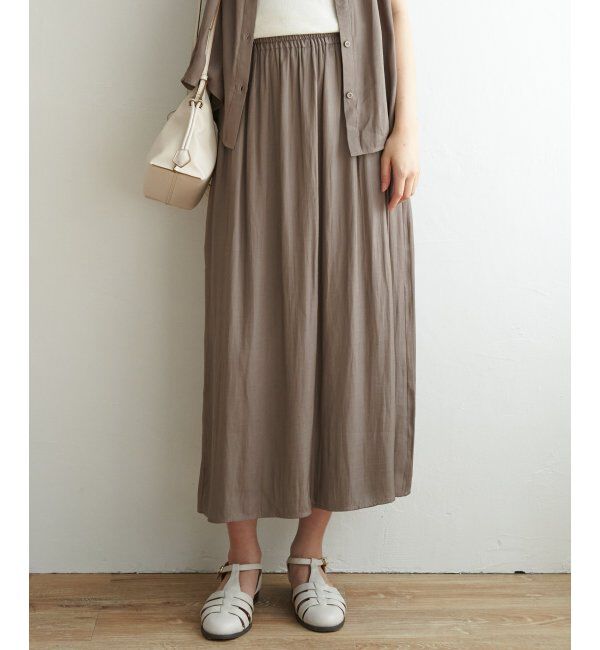 ikka「カッセンボリュームラップスカーチョ」|その他|コーヒー