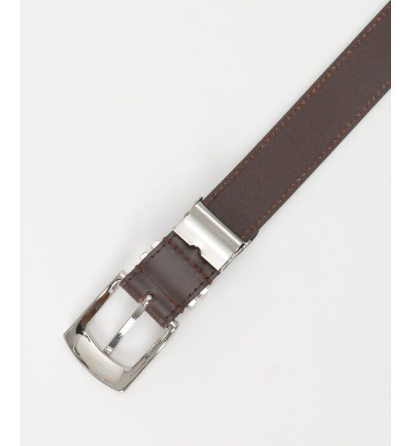 ikka「30mm Wカンレザーベルト」|ダウンベスト・ベスト|