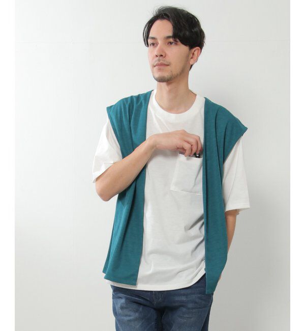 ikka「【2点セット】ジョーゼットジレインナーセット」|Tシャツ・カットソー|