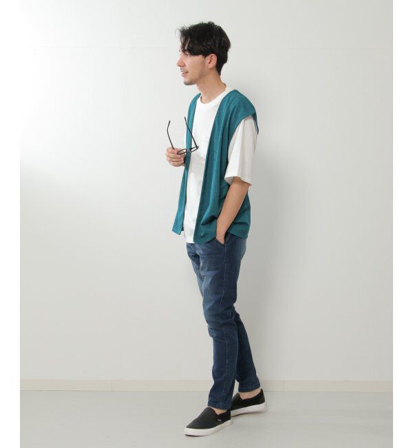 ikka「【2点セット】ジョーゼットジレインナーセット」|Tシャツ・カットソー|