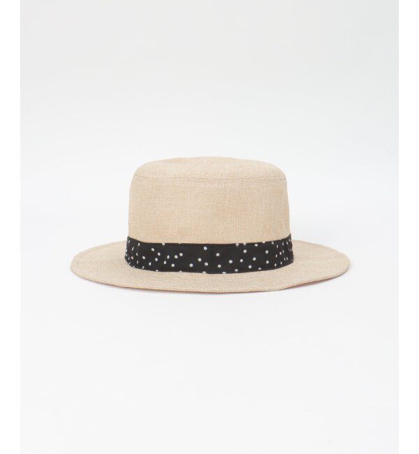 ikka kids「リネンタッチドットリボンハット」|その他|