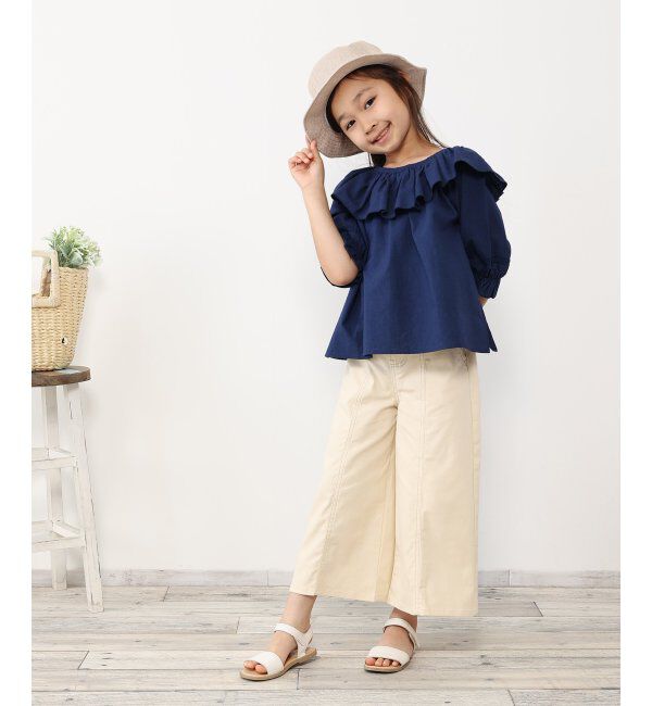 ikka kids「リネンタッチドットリボンハット」|その他|