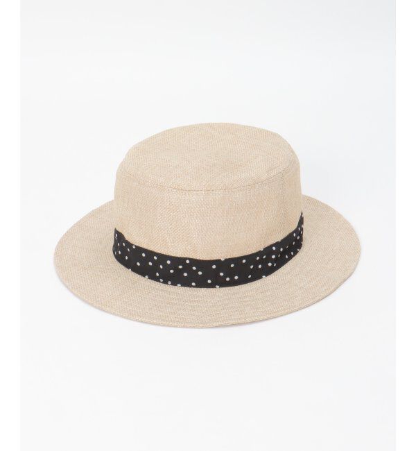 ikka kids「リネンタッチドットリボンハット」|その他|