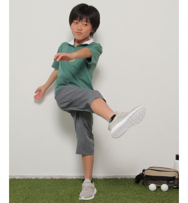 ikka kids「襟配色ハーフZIPT（120~160cm）」|Tシャツ・カットソー|