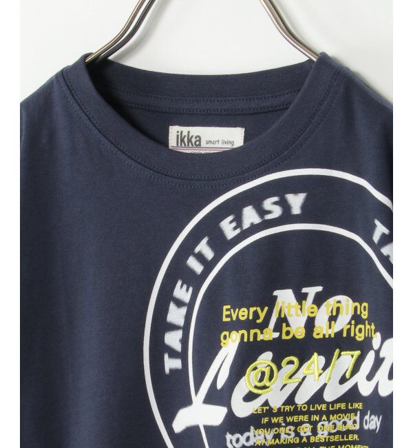 ikka kids「胸サークルロゴTシャツ（120~160cm）」|Tシャツ・カットソー|
