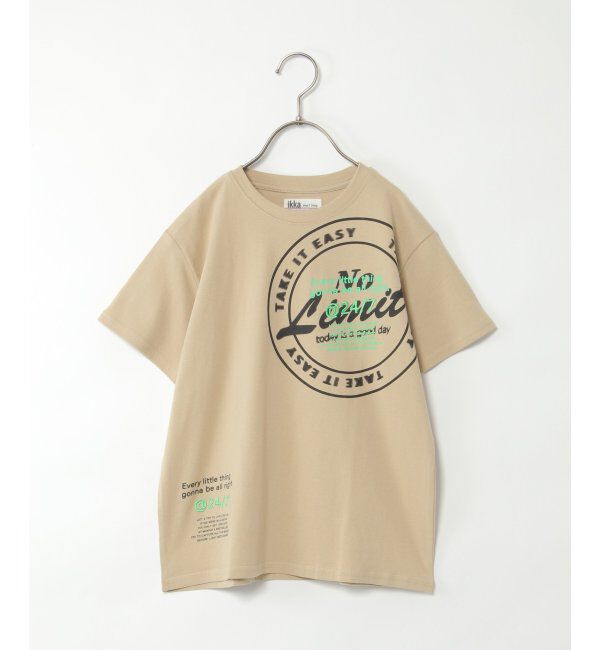 ikka kids「胸サークルロゴTシャツ（120~160cm）」|Tシャツ・カットソー|