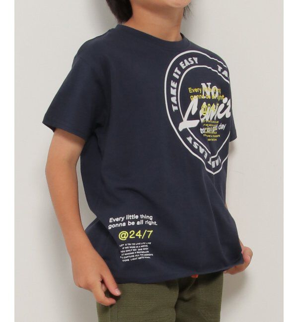 ikka kids「胸サークルロゴTシャツ（120~160cm）」|Tシャツ・カットソー|