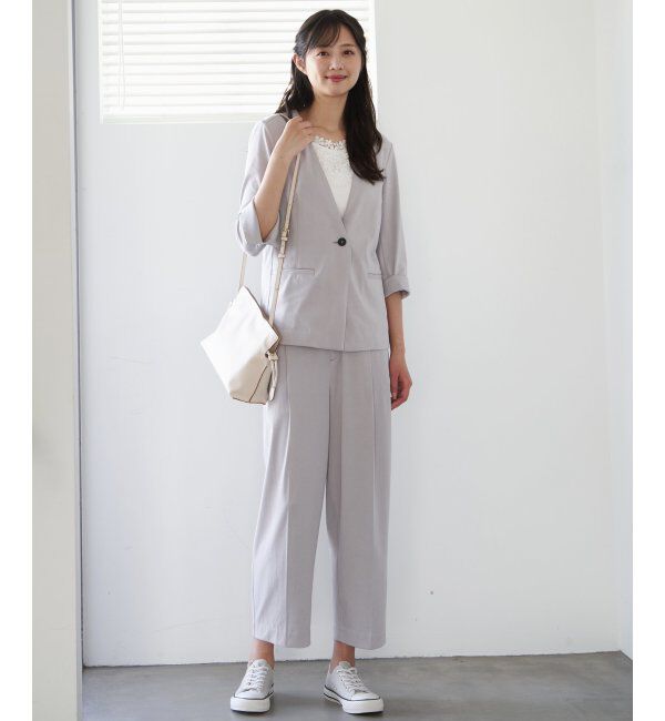 IKKA LOUNGE「【接触冷感】ひやっとBeasystretchワイドパンツ」|その他|