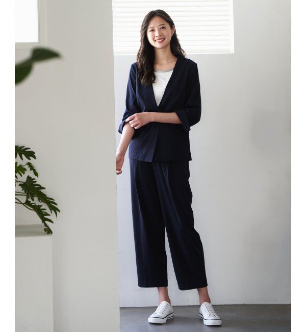 IKKA LOUNGE「【接触冷感】ひやっとBeasystretchワイドパンツ」|その他|