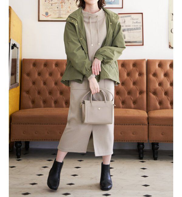 ikka「撥水裏地付きウンテンパーカー」|ブルゾン・スタジャン|