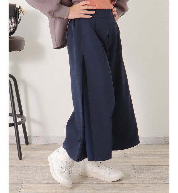 ikka kids「サイド切り替えワイドパンツ（120~160cm）」|その他|