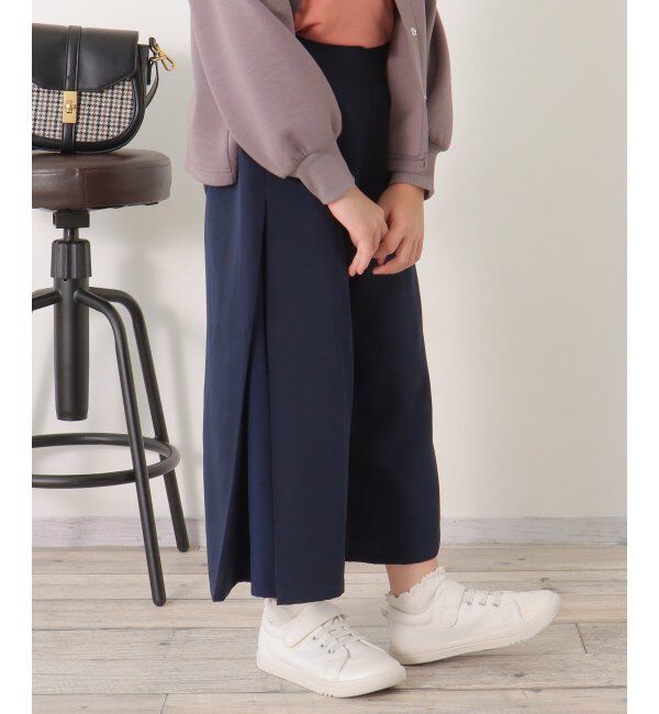 ikka kids「サイド切り替えワイドパンツ（120~160cm）」|その他|