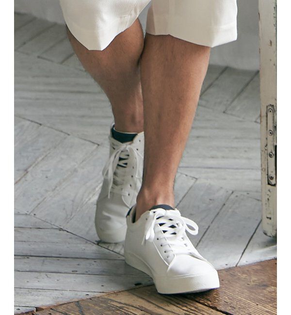 ikka「レザータッチコートスニーカー」|その他|