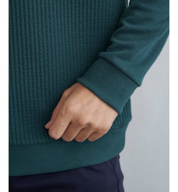 ikka「ブロックスジャガードパーカー」|パーカー|