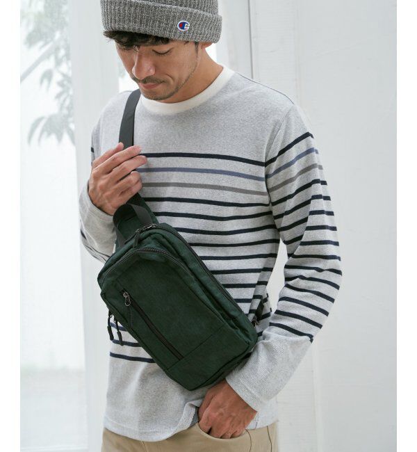 ikka「メランジスクエアボディバッグ」|その他|