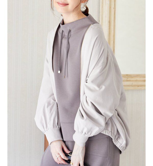 ikka「リブブルゾン」|ブルゾン・スタジャン|