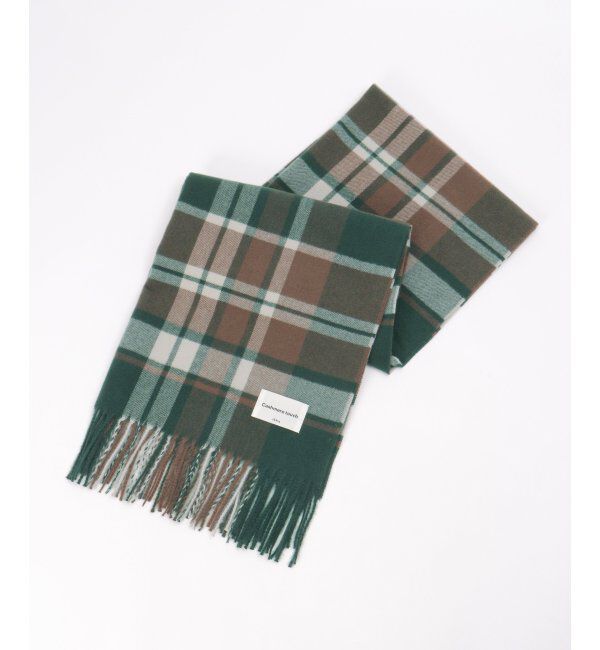 ikka「カシミヤタッチチェックマフラー」|マフラー|