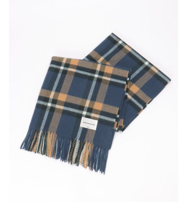 ikka「カシミヤタッチチェックマフラー」|マフラー|