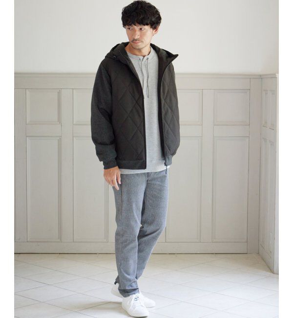 ikka「sorona(R)コンビ中綿パーカー」|ブルゾン・スタジャン|