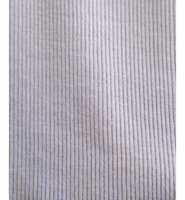 ikka「ハイネックテレコ長袖プルオーバー」|Tシャツ・カットソー|