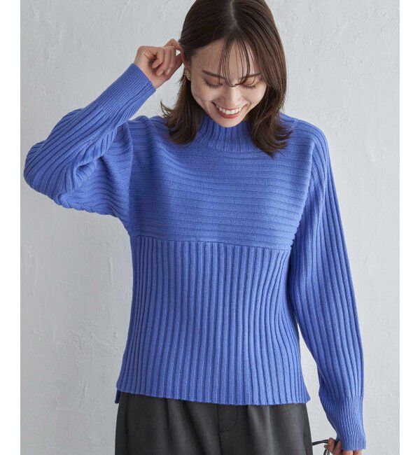 ikka「７Gワイドリブ切り替えプルオーバー」|プルオーバー|