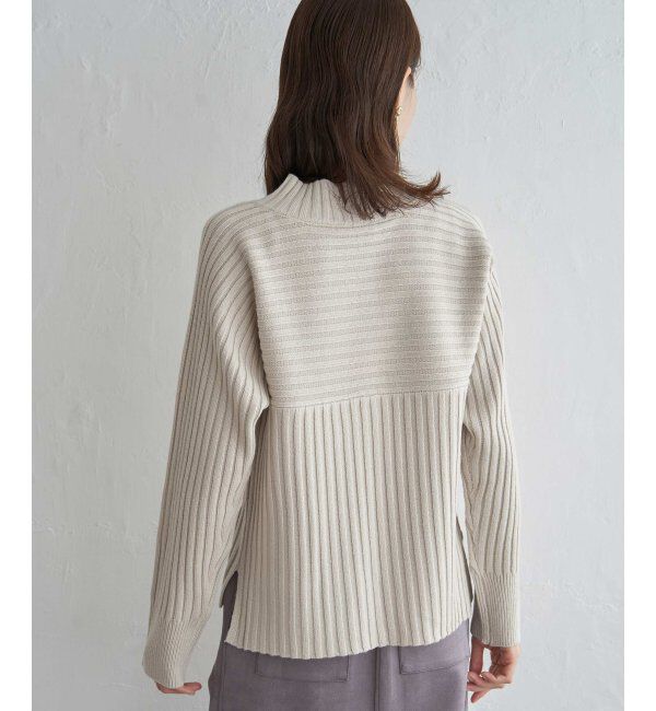 ikka「７Gワイドリブ切り替えプルオーバー」|プルオーバー|