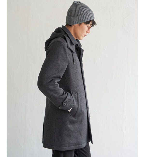 IKKA LOUNGE「ウールライクニットステンカラーコート」|その他|