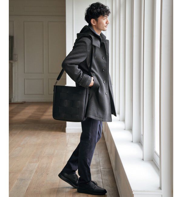 IKKA LOUNGE「ウールライクニットステンカラーコート」|その他|